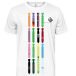 Larkin póló 16 nyakkendős mintával